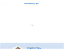 Tablet Screenshot of davidplotkinphd.com